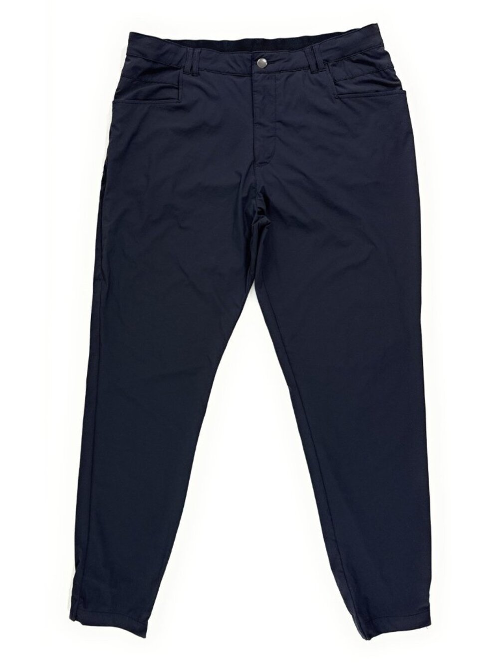 BYLT Mens Ace Jogger Sz 36x30 Nylon Performance Stretch Tapered Golf Pants Navy